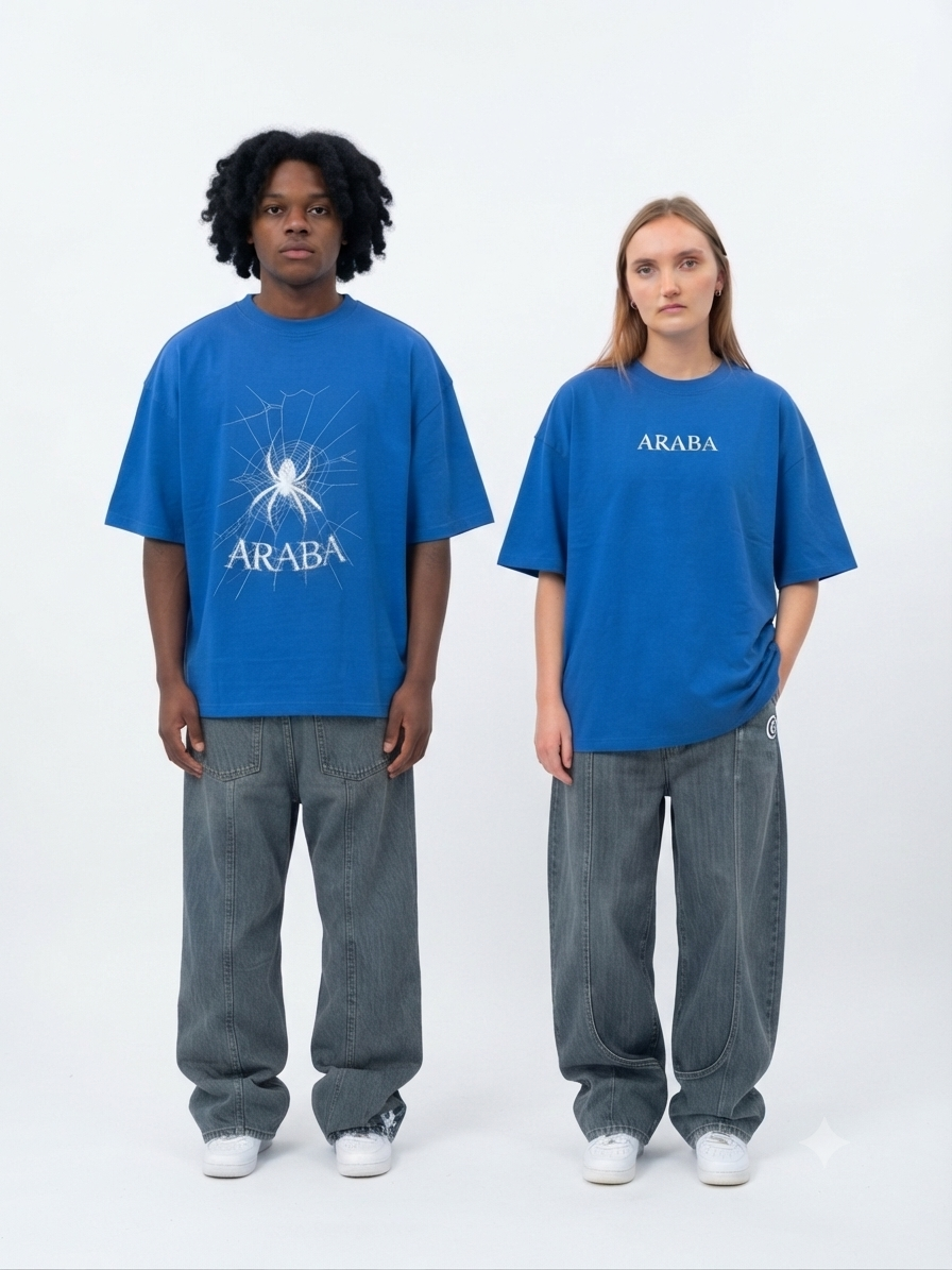 Blue T-Shirt Araba
