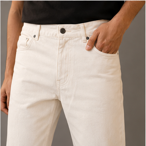 Cream Jeans