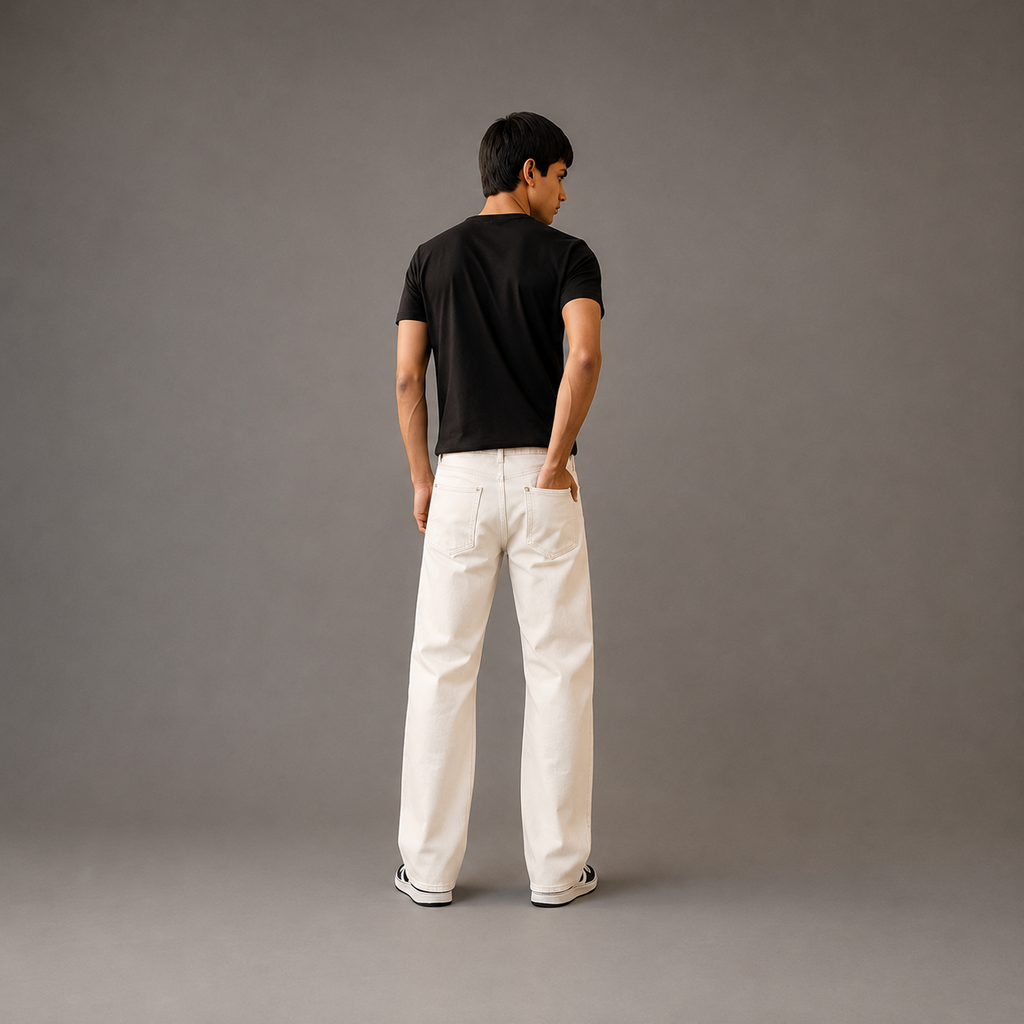 Cream Jeans