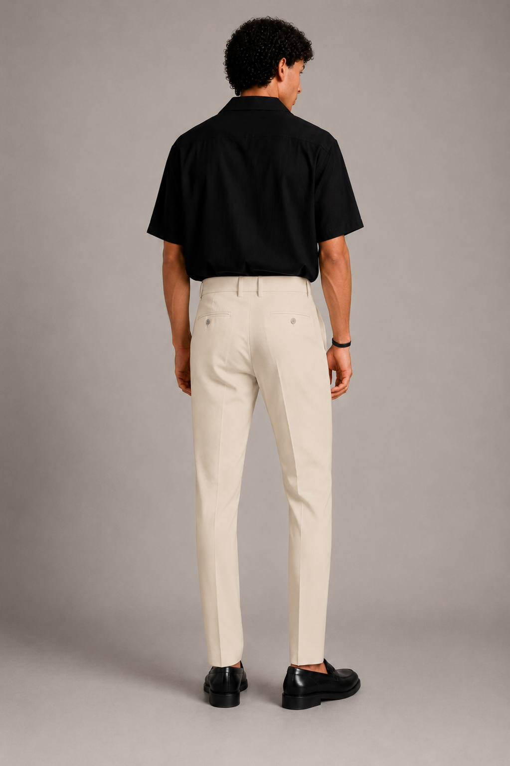 Beige Korean Trousers