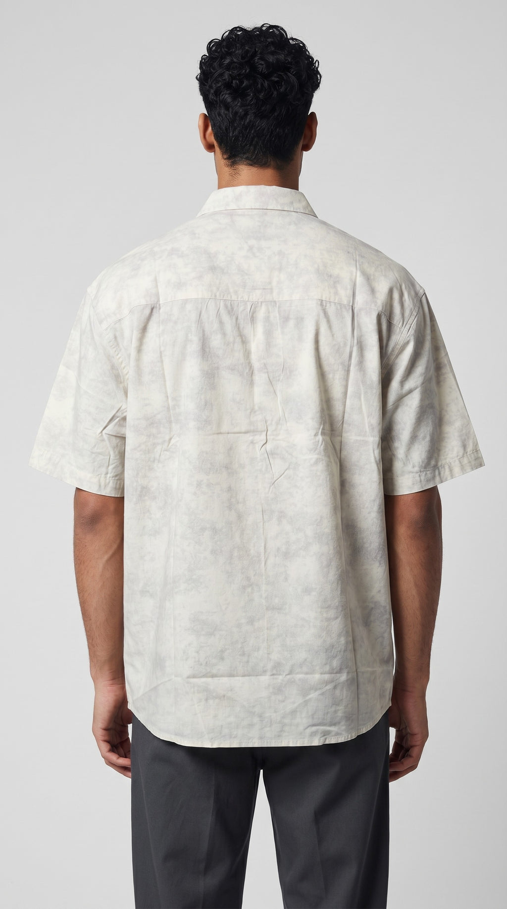 Grey Printed Casual Shirt