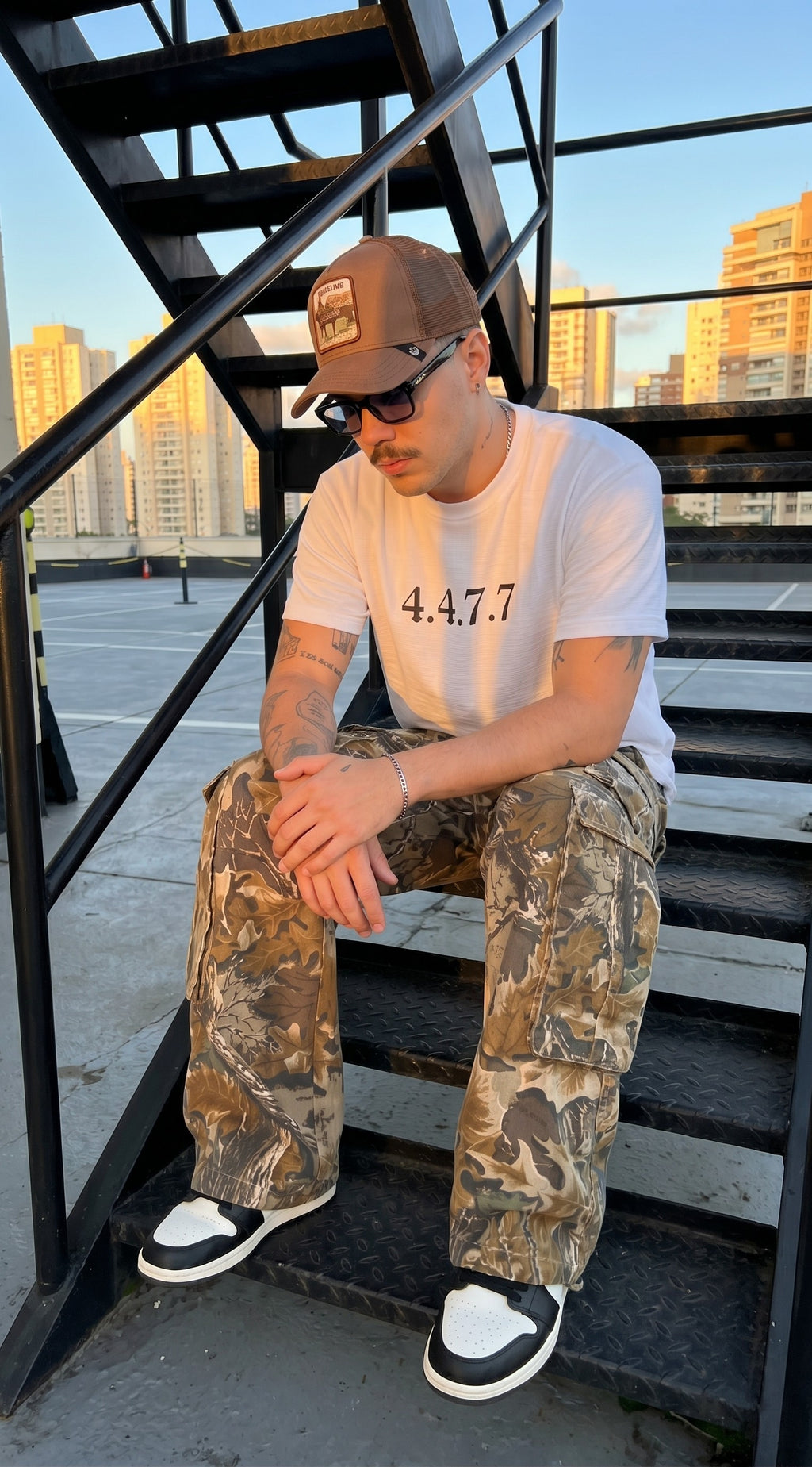 Realtree Men's Camo Cargo Pants In Advantage Classic Pattern Feturing 6 Pockets and Heavy-Duty Construction