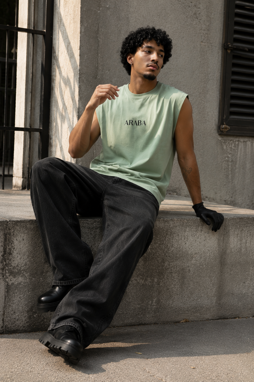 Pistachio Green Tank Top