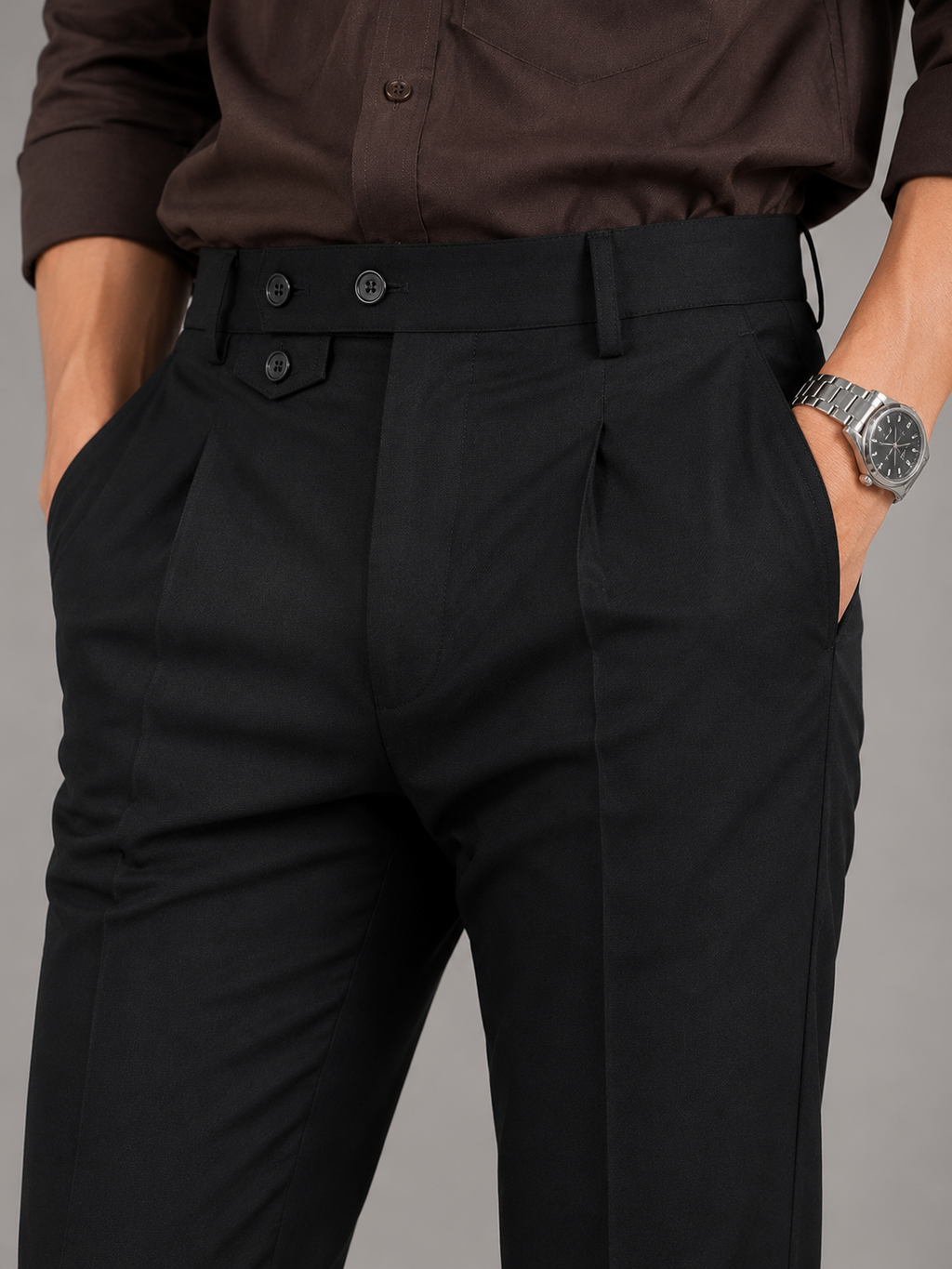 Black Korean Trouser