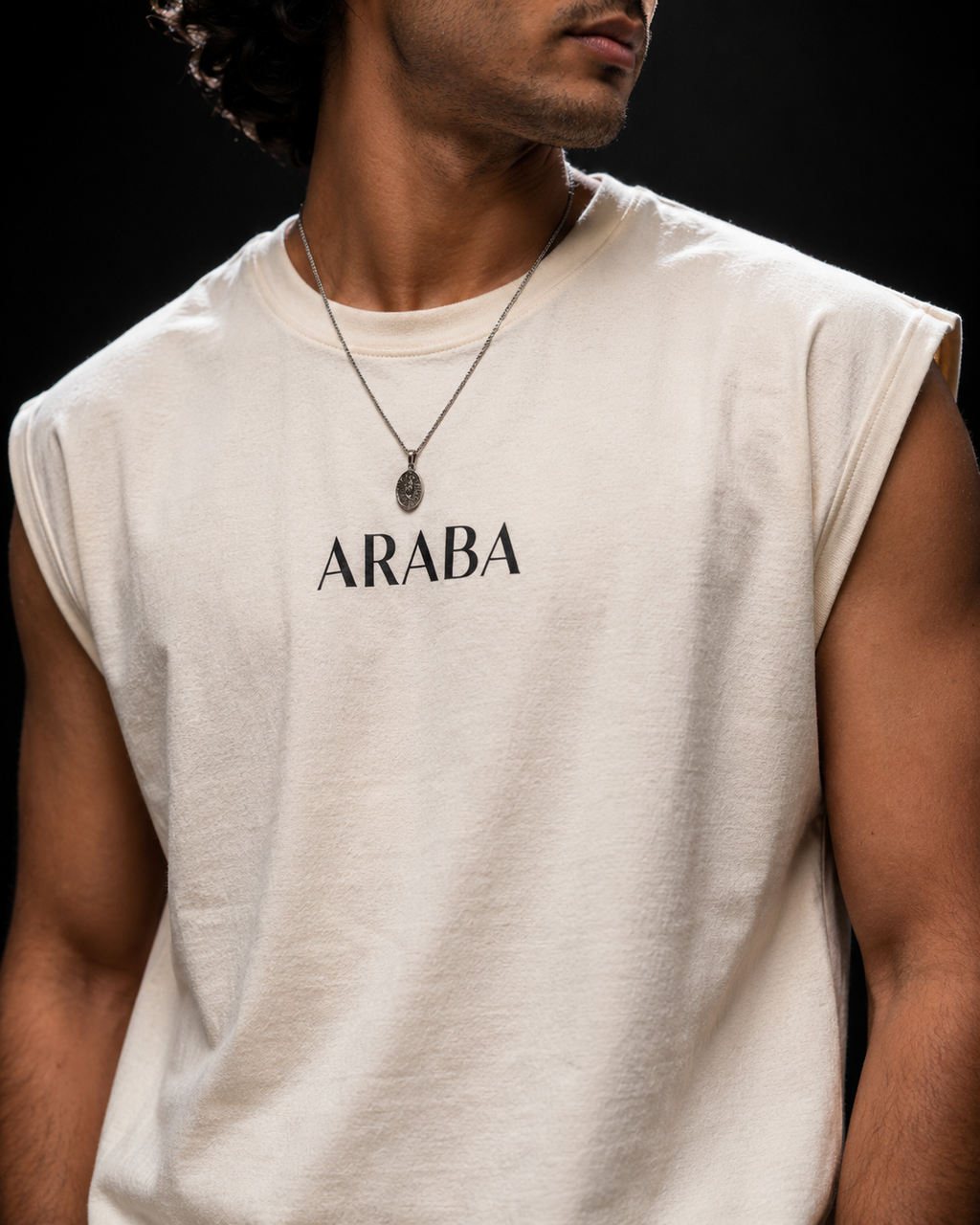 Cream Tank Top