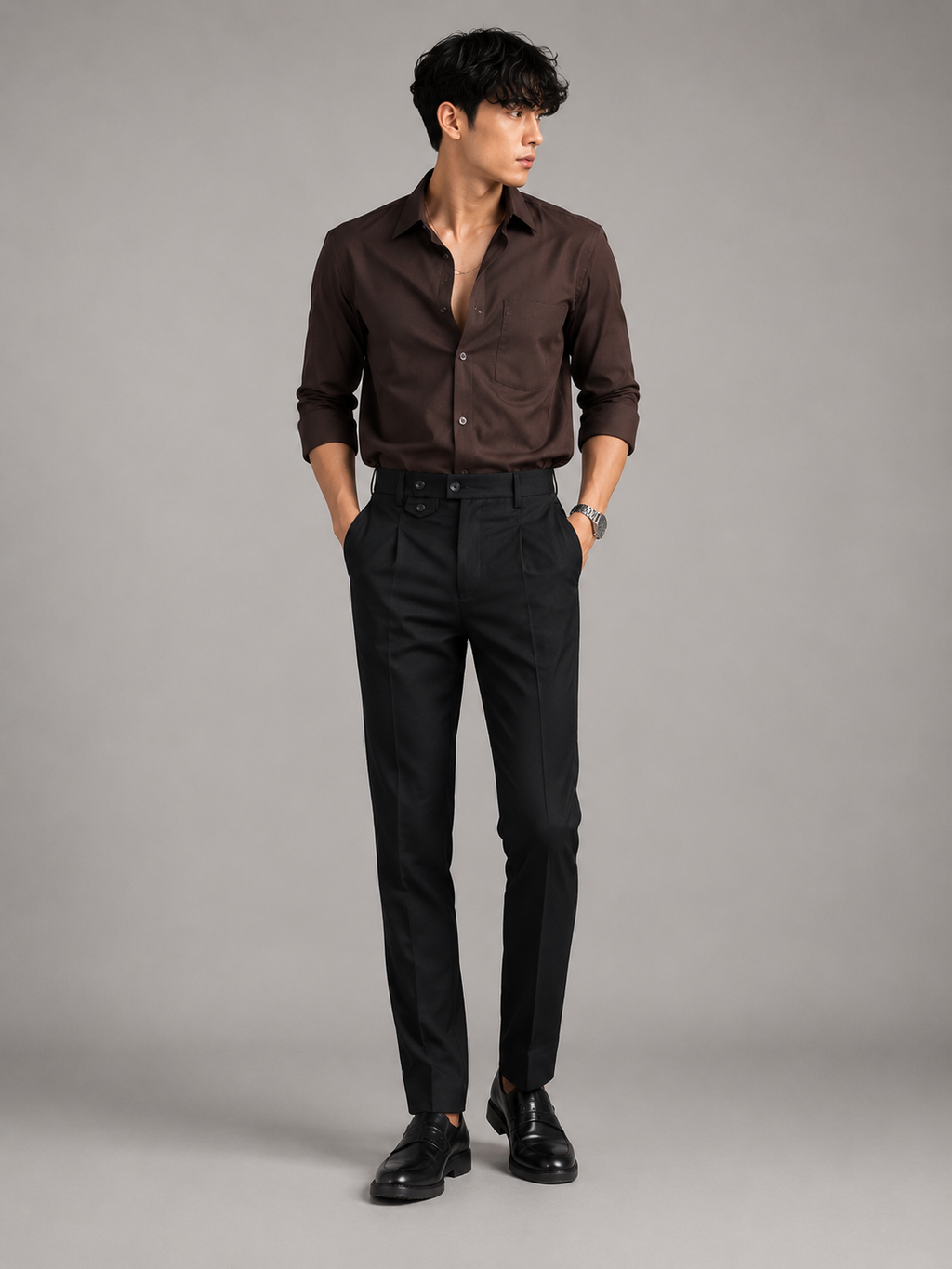 Black Korean Trouser